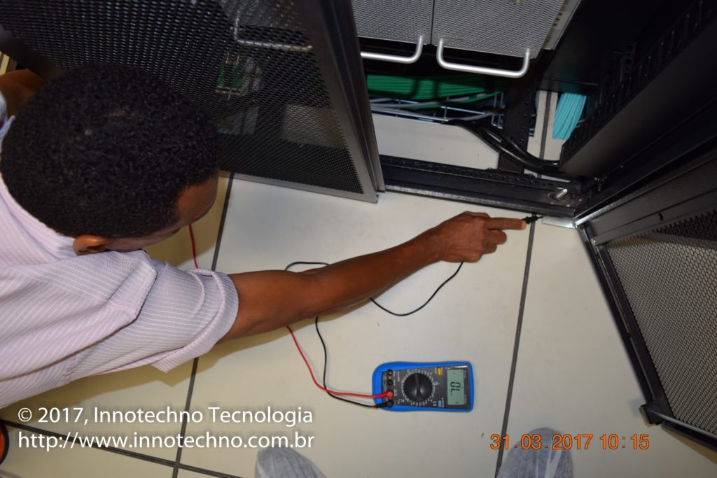 Verificação da continuidade dos condutores de proteção Data Center Localiza