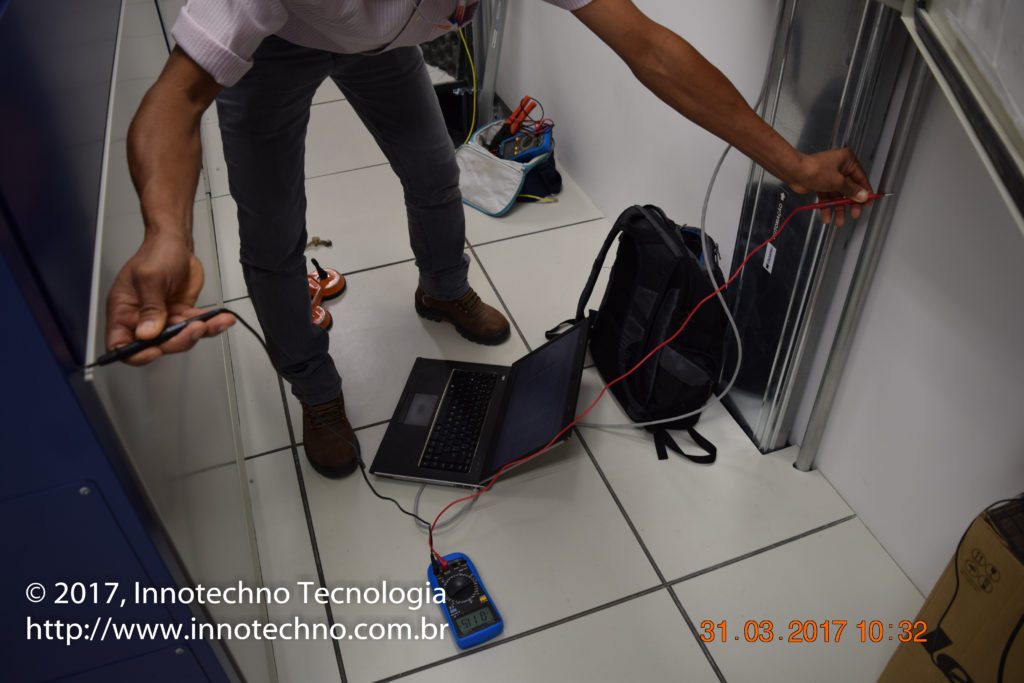 Verificação da continuidade dos condutores de proteção Data Center Localiza