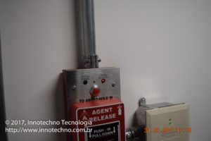 Simulações / testes no sistema de detecção, alarme e combate a incêndio Data Center Localiza